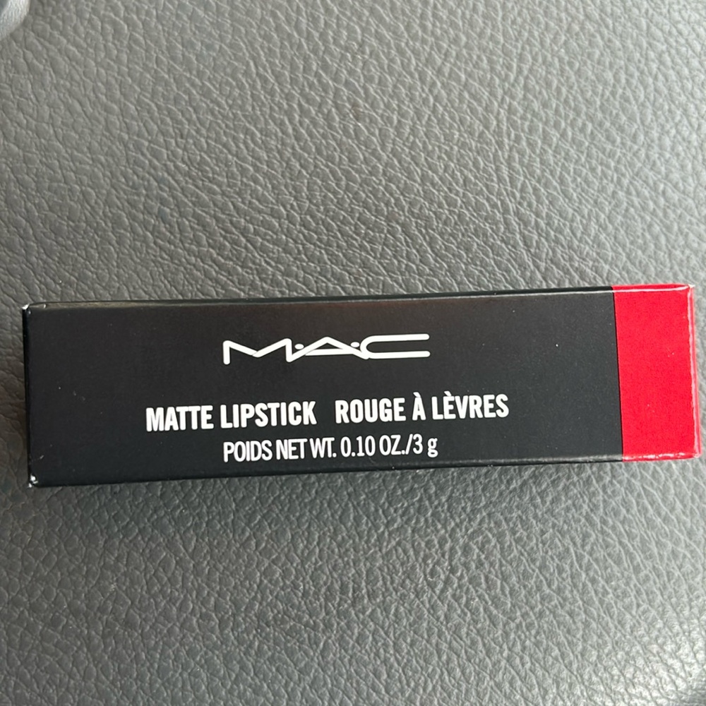 MAC travel exclusive matte red lipstick, Lady Danger 607